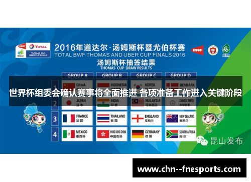 世界杯组委会确认赛事将全面推进 各项准备工作进入关键阶段