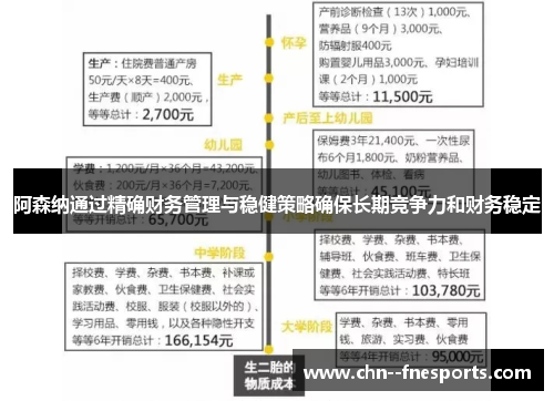 阿森纳通过精确财务管理与稳健策略确保长期竞争力和财务稳定